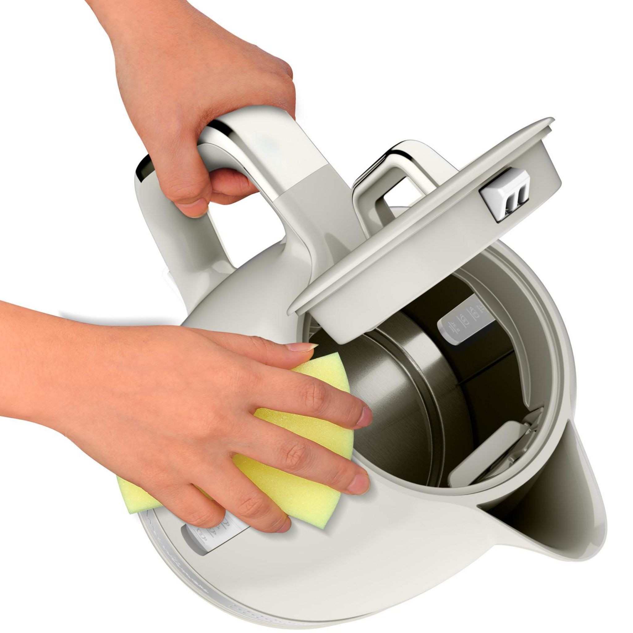 Voir la diapositive 5 : MOULINEX Bouilloire électrique BY323A10 - Blanc