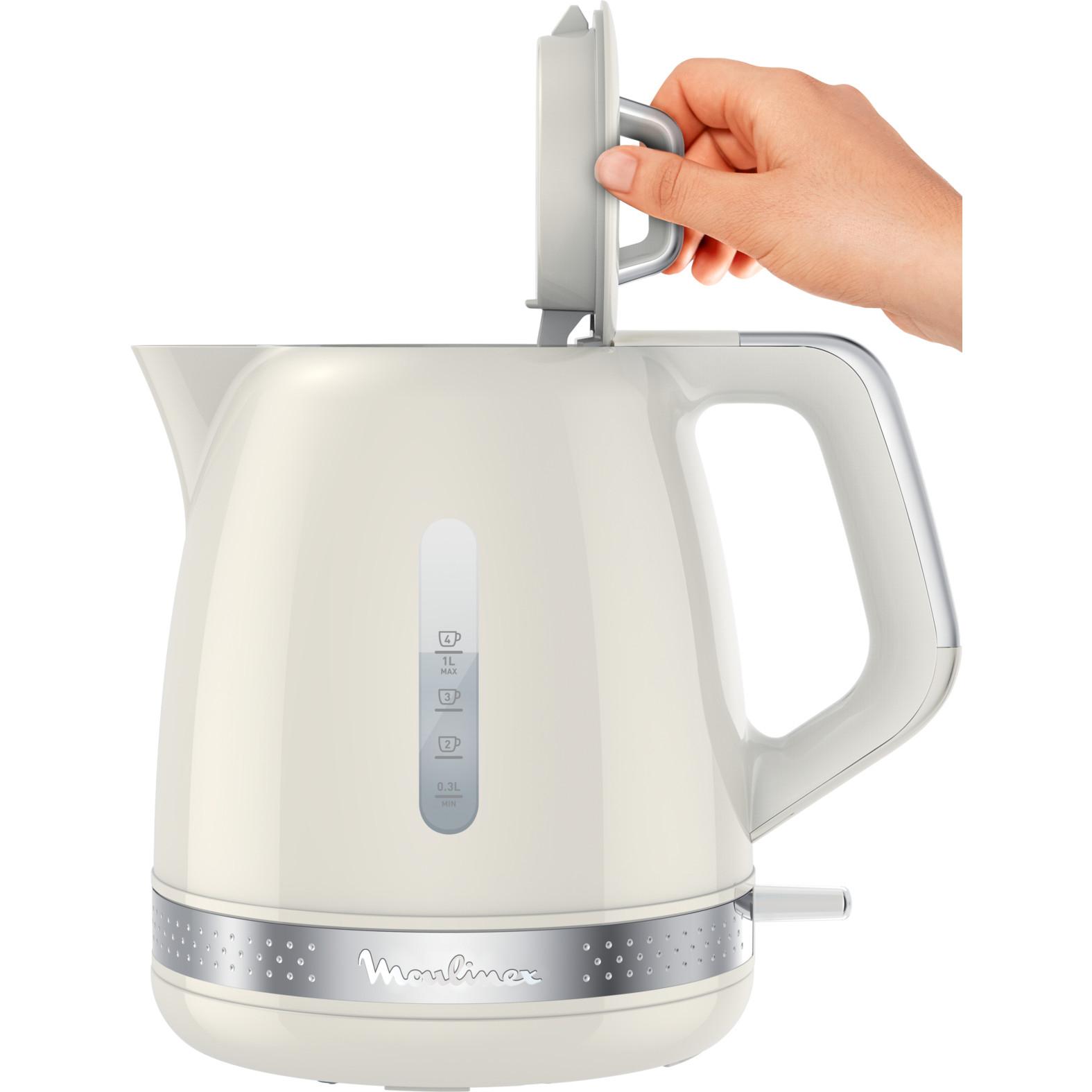 Voir la diapositive 8 : MOULINEX Bouilloire électrique BY323A10 - Blanc