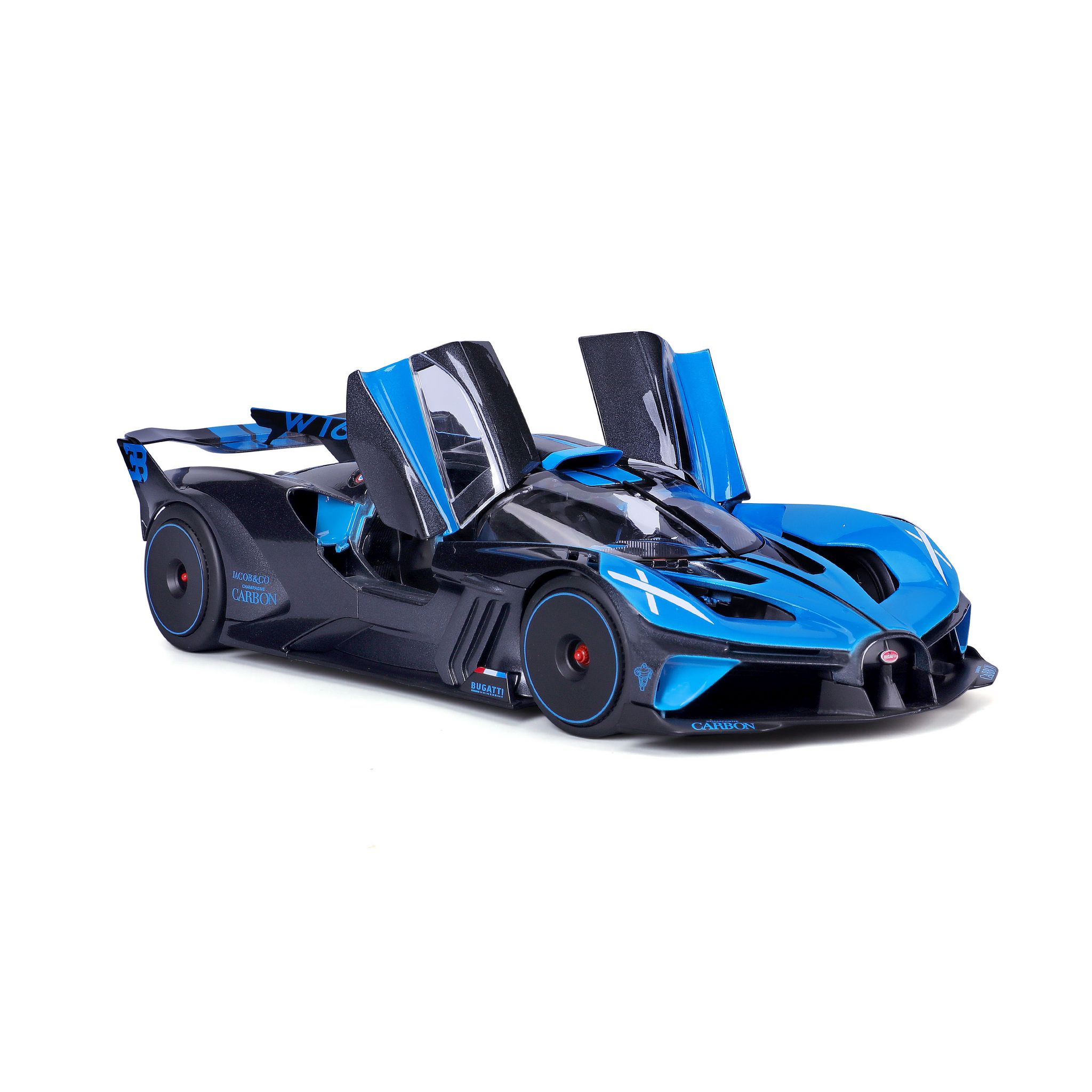 Voir la diapositive 3 : BBURAGO Voiture Bugatti Bolide W16 8.0 four-turbo 2020 échelle 1/18ème