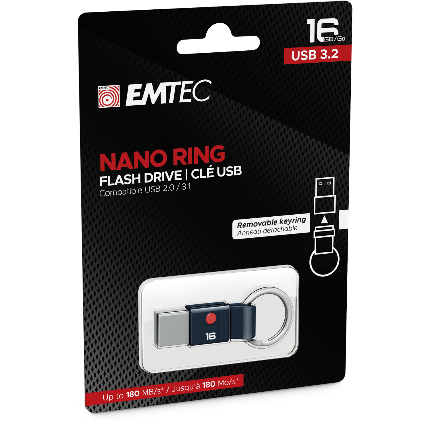 Voir la diapositive 2 : EMTEC Clé USB3.2 T100 16GO