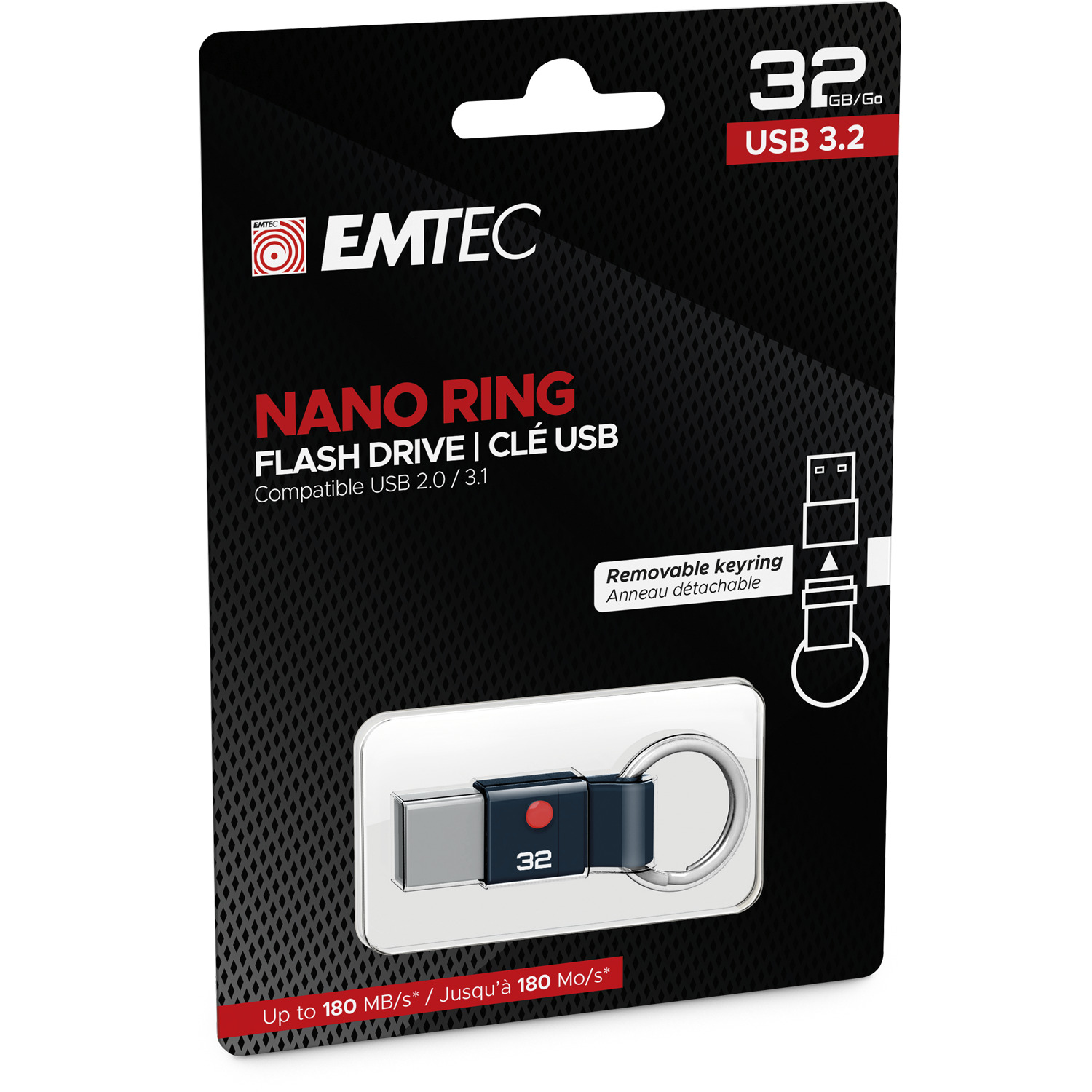 Voir la diapositive 2 : EMTEC Clé USB3.2 T100 32GO