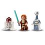 Voir la diapositive 5 : LEGO Star Wars 75333 - Le Chasseur Jedi d Obi-Wan Kenobi, Jouet, Figurine Taun We et Droide