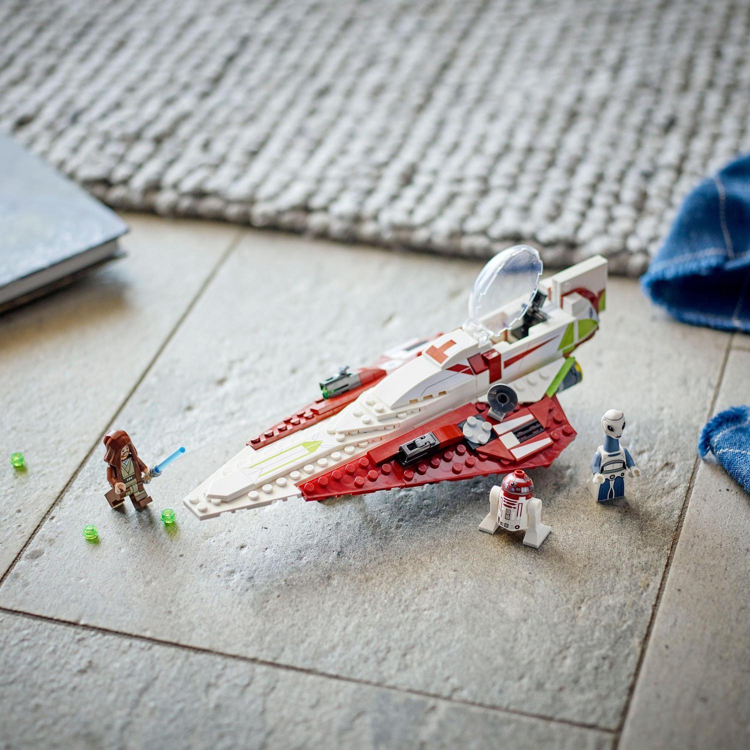 Voir la diapositive 6 : LEGO Star Wars 75333 Le Chasseur Jedi d’Obi-Wan Kenobi, Jouet, Figurines Taun We et Droïde