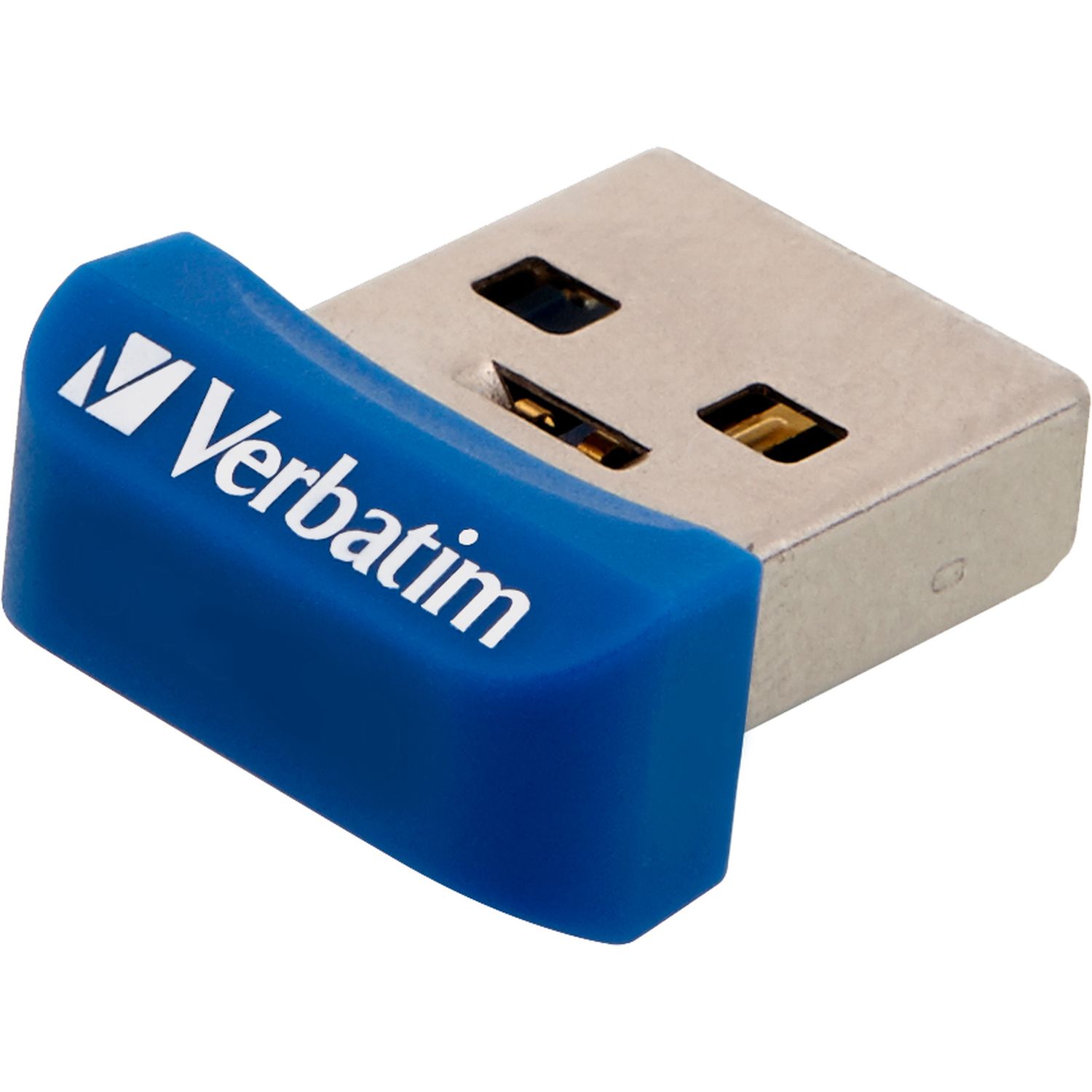 Voir la diapositive 2 : VERBATIM Clé USB NANO 64G SNS USB3.2G1 - Bleu