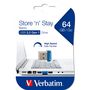 Voir la diapositive 4 : VERBATIM Clé USB NANO 64G SNS USB3.2G1 - Bleu