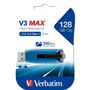 Voir la diapositive 2 : VERBATIM Clé USB V3MAX 128G USB3.2GEN1 - Bleu