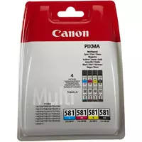 Multipack de cartouches d'encre pigmentée Canon PGI-580BK/CLI-581 BK/C/M/Y  — Boutique Canon France