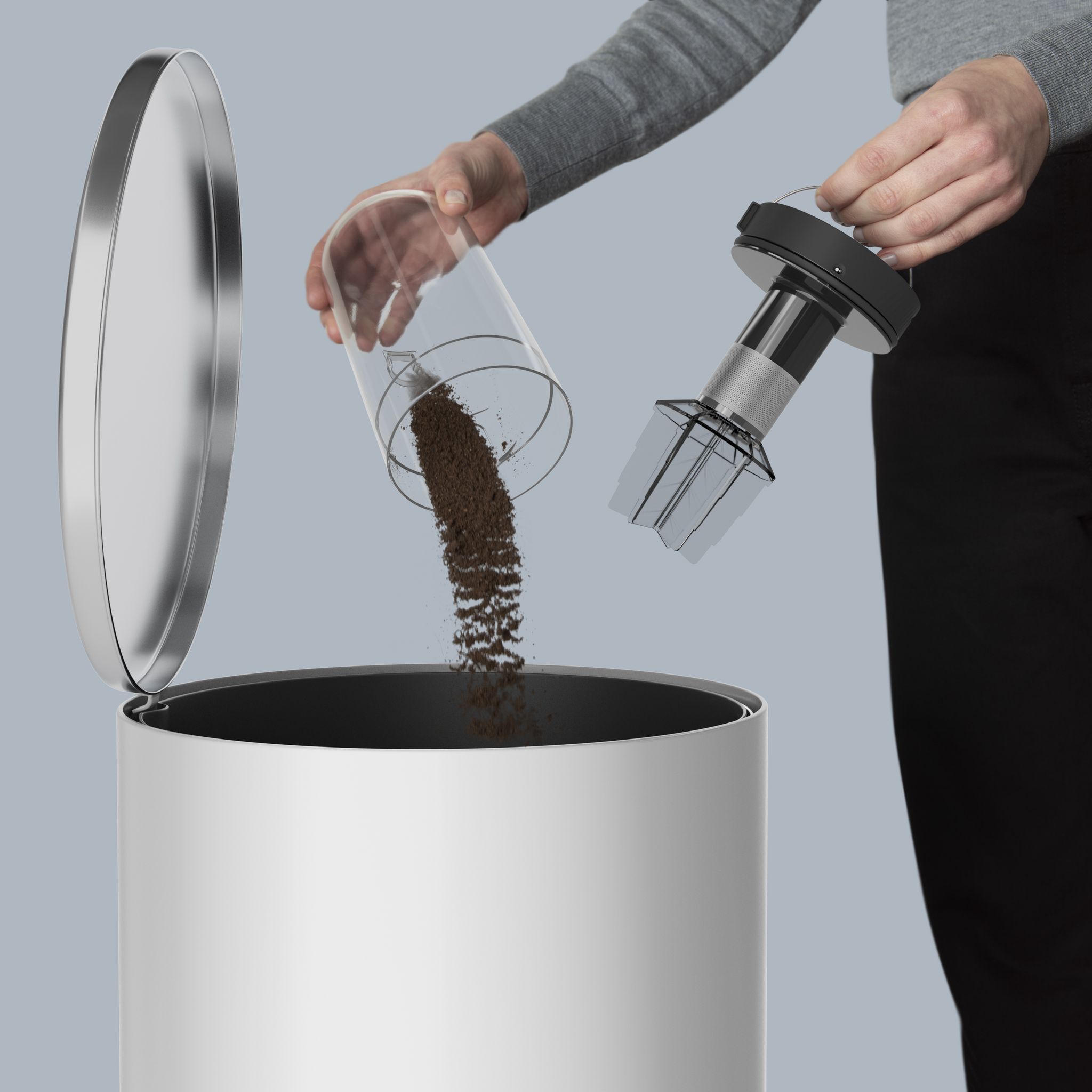 Voir la diapositive 6 : ELECTROLUX Aspirateur balai 800 EP81UB25SH - Blanc