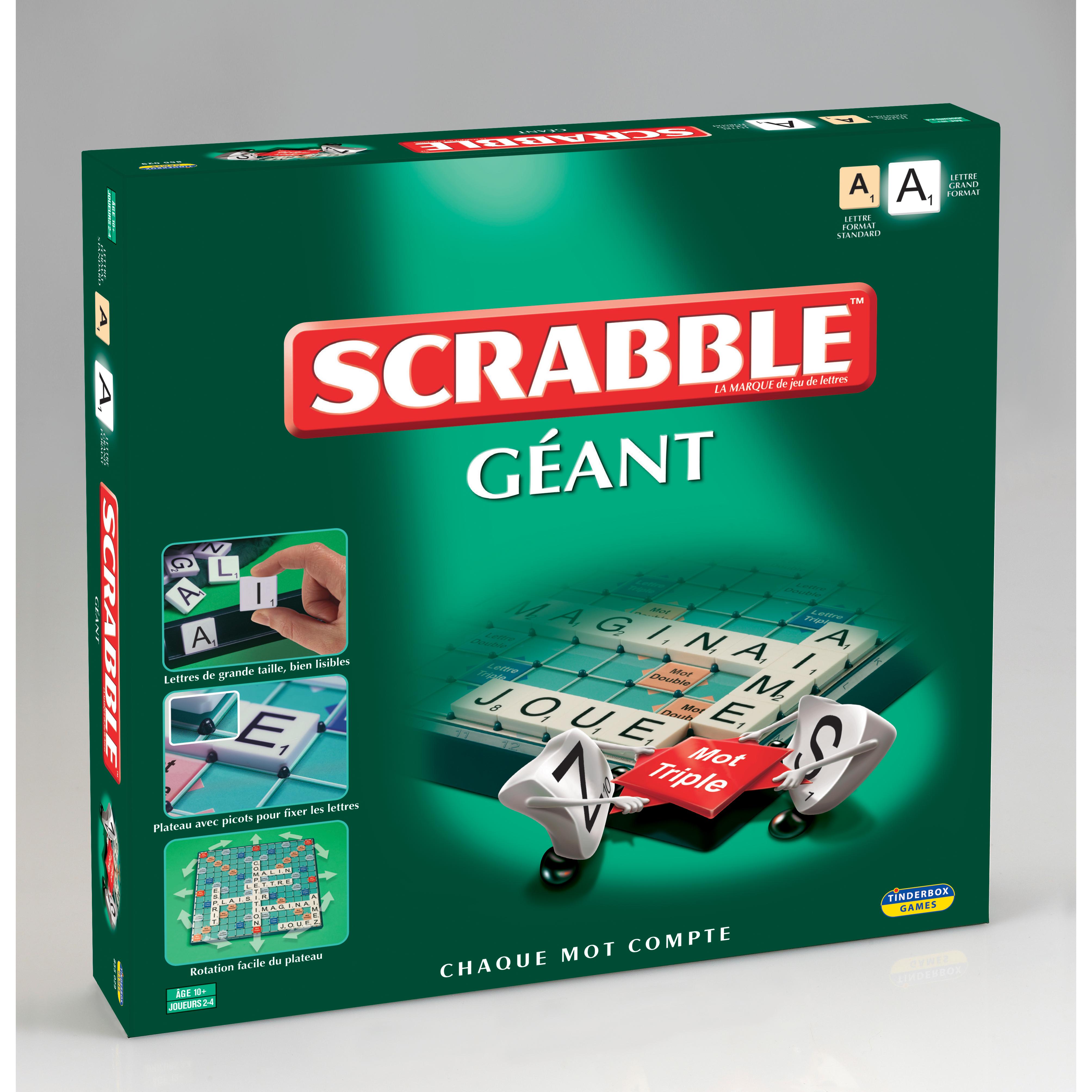 MEGABLEU Jeu Scrabble Géant