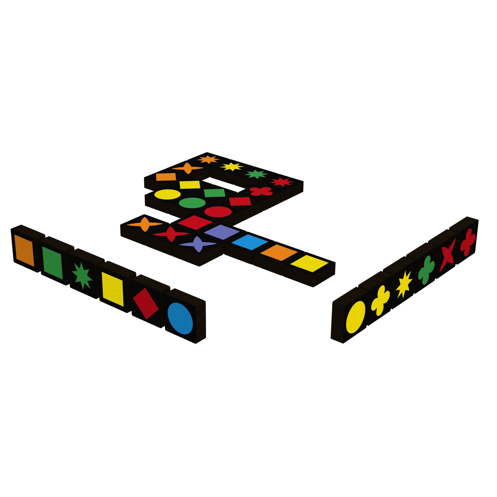 Voir la diapositive 3 : IELLO Jeu Qwirkle Nouvelle Édition