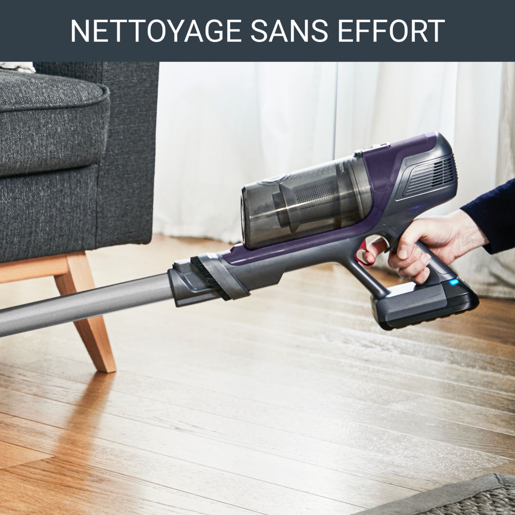 Voir la diapositive 6 : ROWENTA Aspirateur balai RH6837WO - Violet