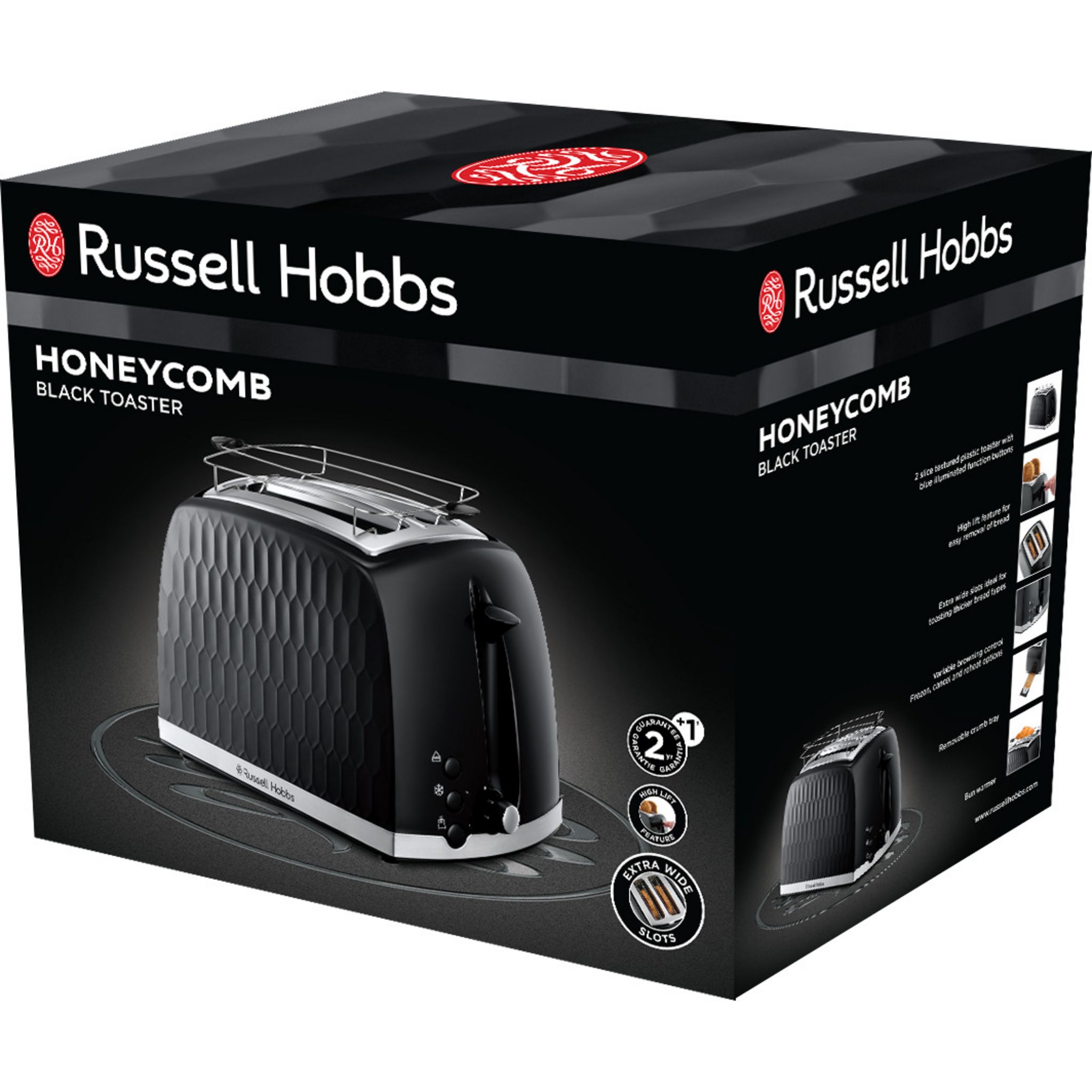 Voir la diapositive 6 : RUSSELL HOBBS Grille pain 26061-56 - Noir