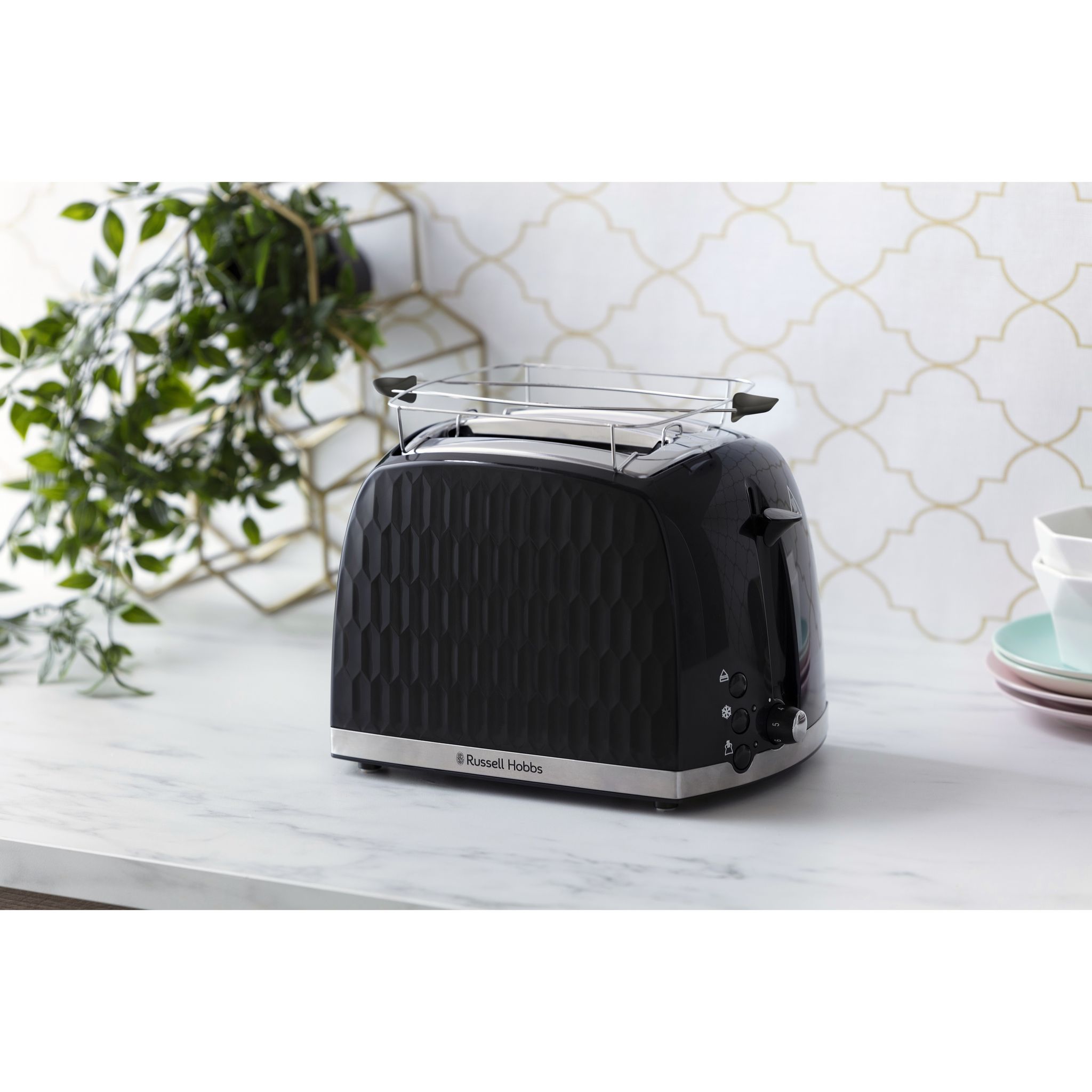 Voir la diapositive 9 : RUSSELL HOBBS Grille pain 26061-56 - Noir