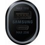 Voir la diapositive 2 : BIGBEN Chargeur voiture double Samsung USB A / USB C - Noir