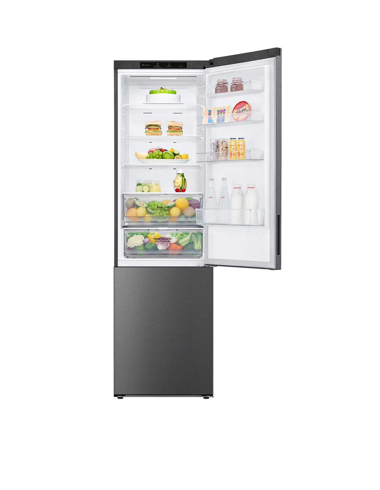 Voir la diapositive 2 : LG Réfrigérateur combiné GBP62DSNCC1, 384 L, Froid ventilé No frost