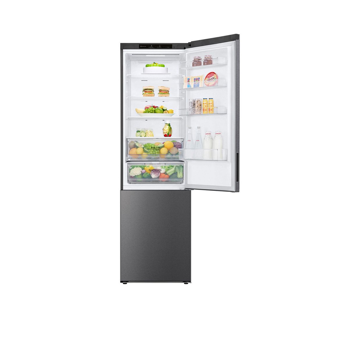 LG Réfrigérateur combiné GBP62DSNCC1, 384 L, Froid ventilé No frost