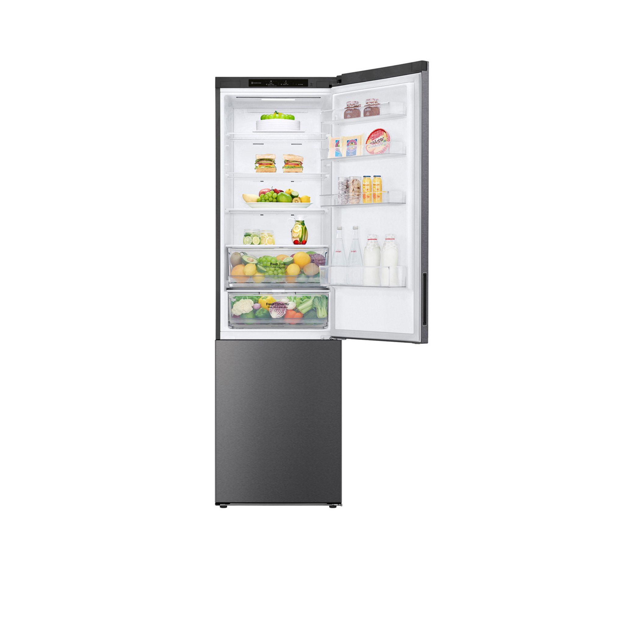 Voir la diapositive 2 : LG Réfrigérateur combiné GBP62DSNCC1, 384 L, Froid ventilé No frost