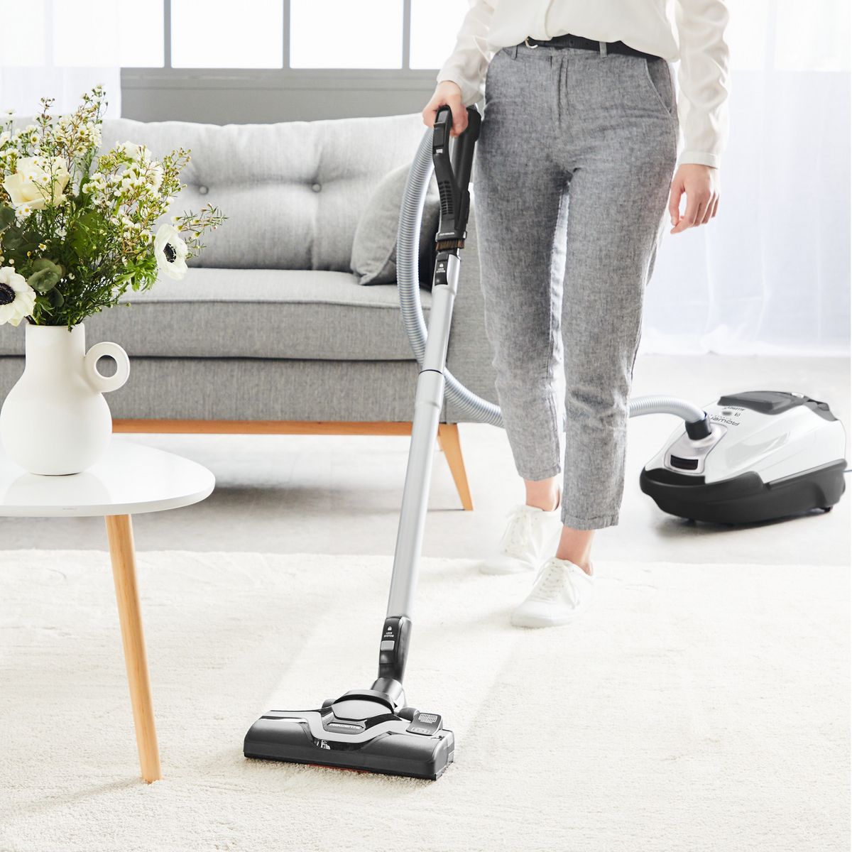 ROWENTA Aspirateur traîneau avec sac RO7457EA - Blanc