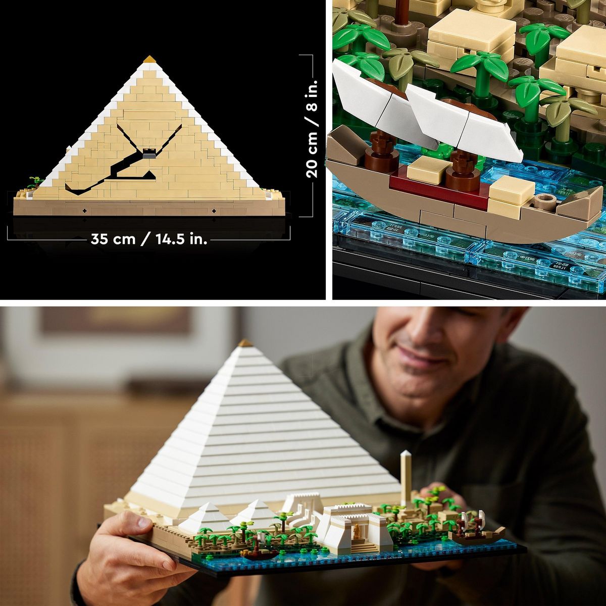 LEGO Architecture 21058 - La Grande Pyramide de Gizeh