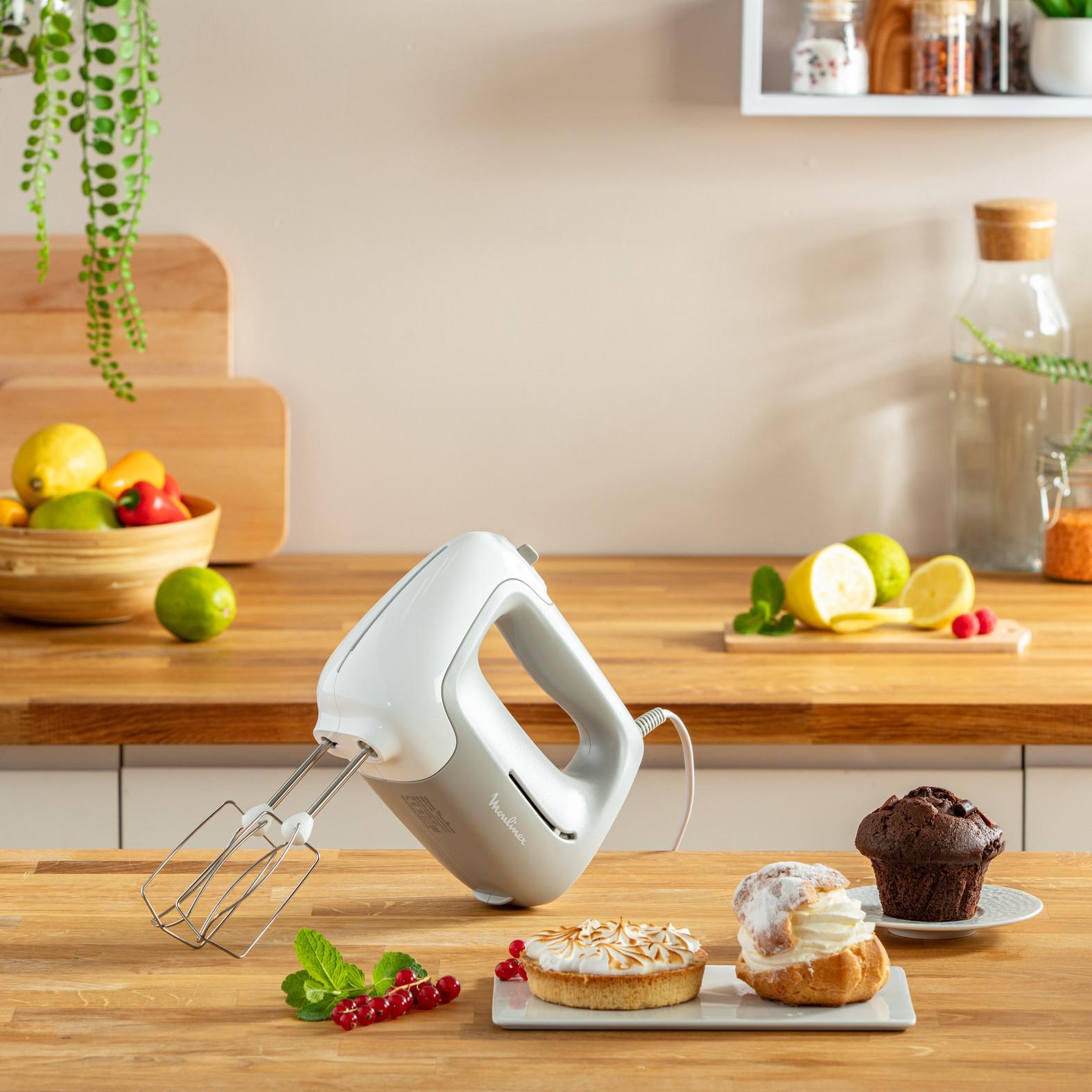 Voir la diapositive 12 : MOULINEX Batteur électrique Prep'Mix HM450B10 - Poivre