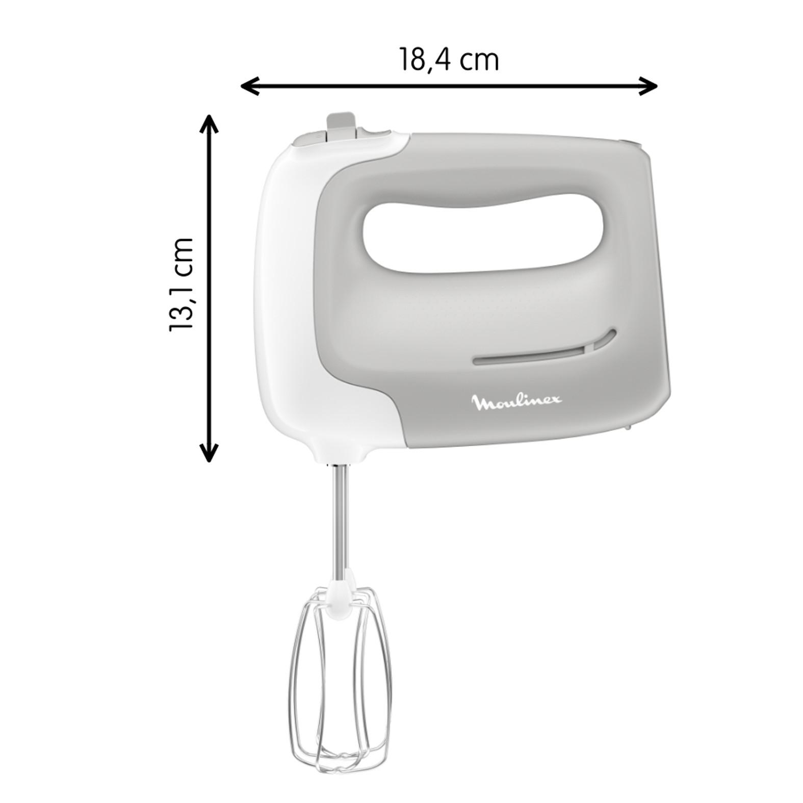 Voir la diapositive 13 : MOULINEX Batteur électrique Prep'Mix HM450B10 - Poivre
