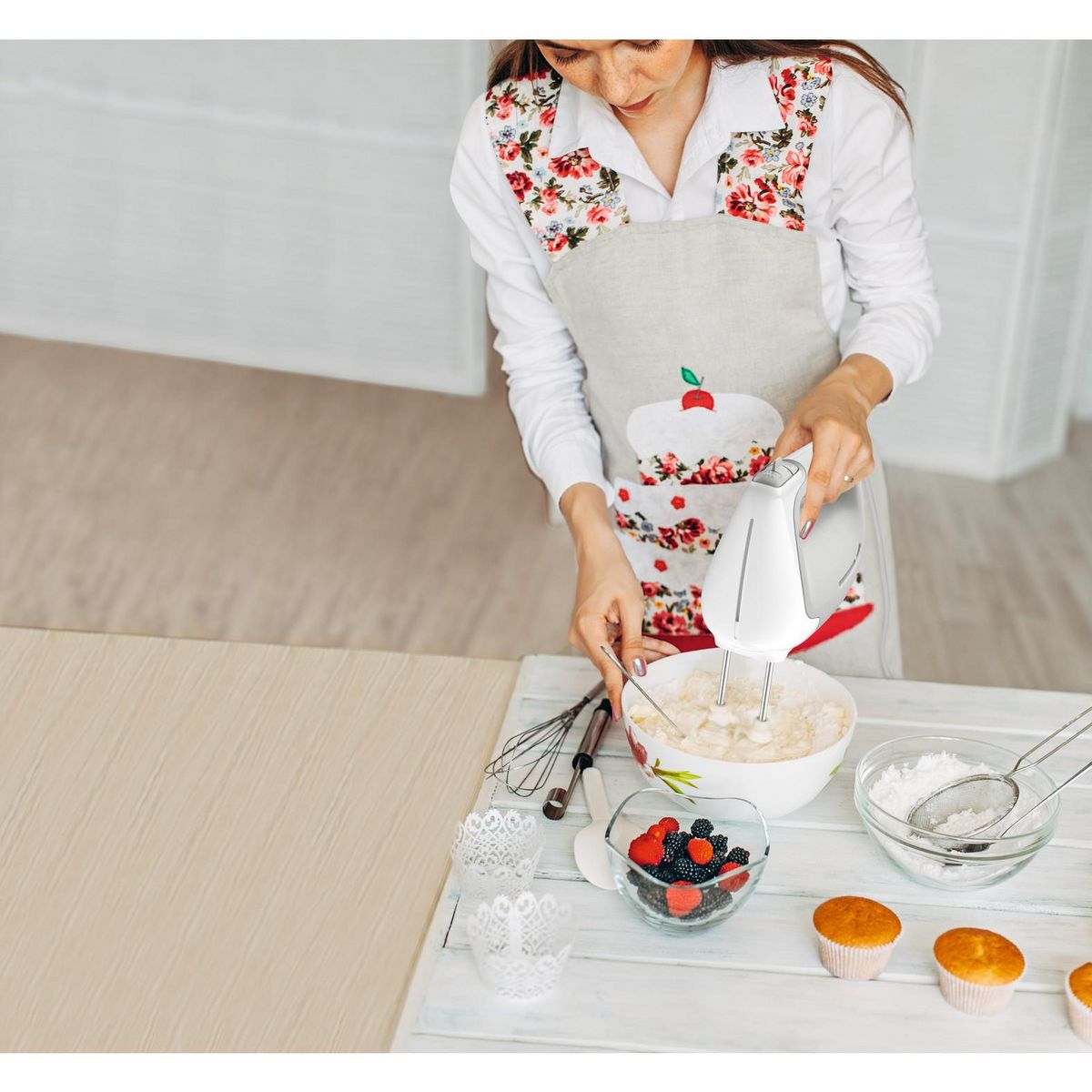 MOULINEX Batteur électrique Prep'Mix HM450B10 - Poivre