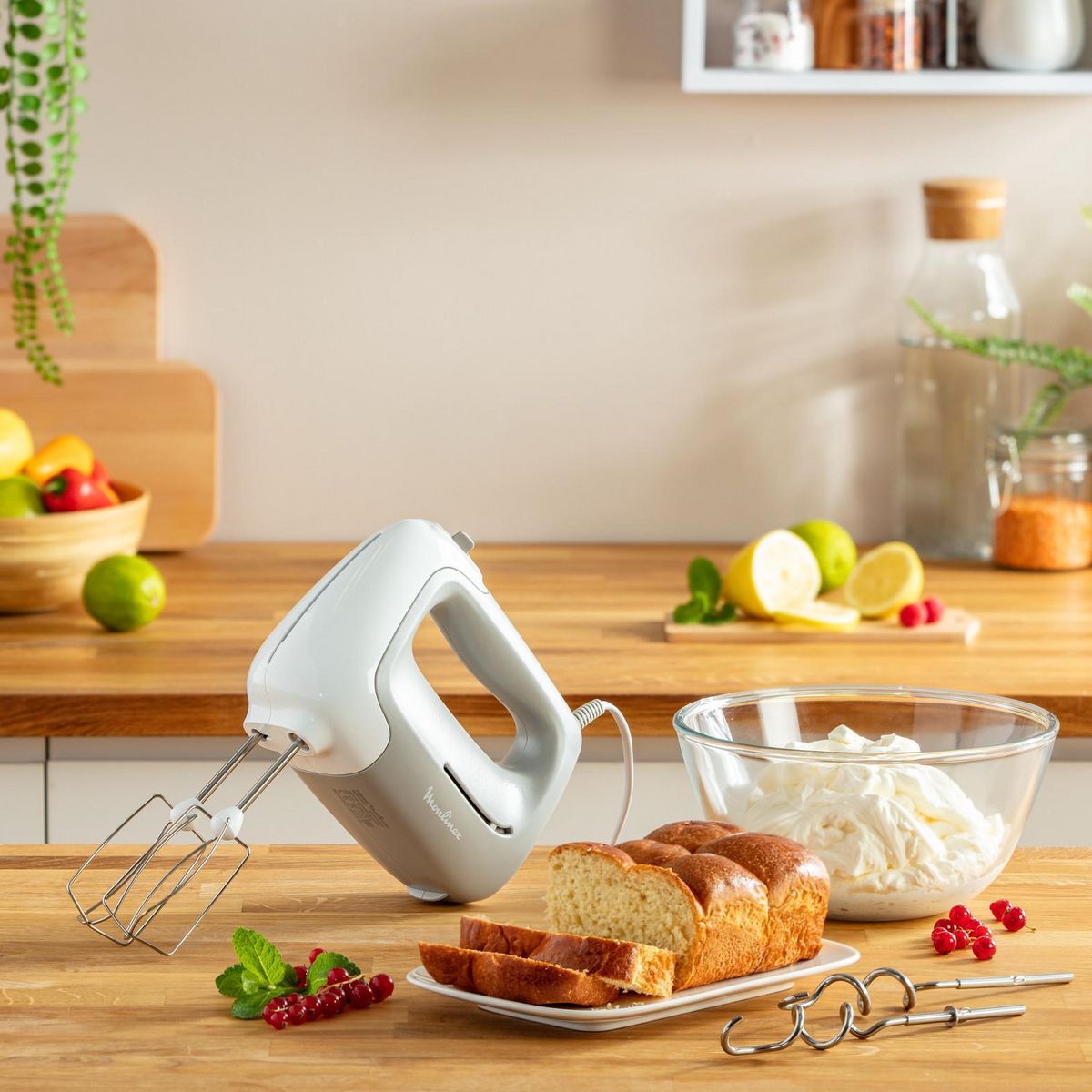 MOULINEX Batteur électrique Prep'Mix HM450B10 - Poivre