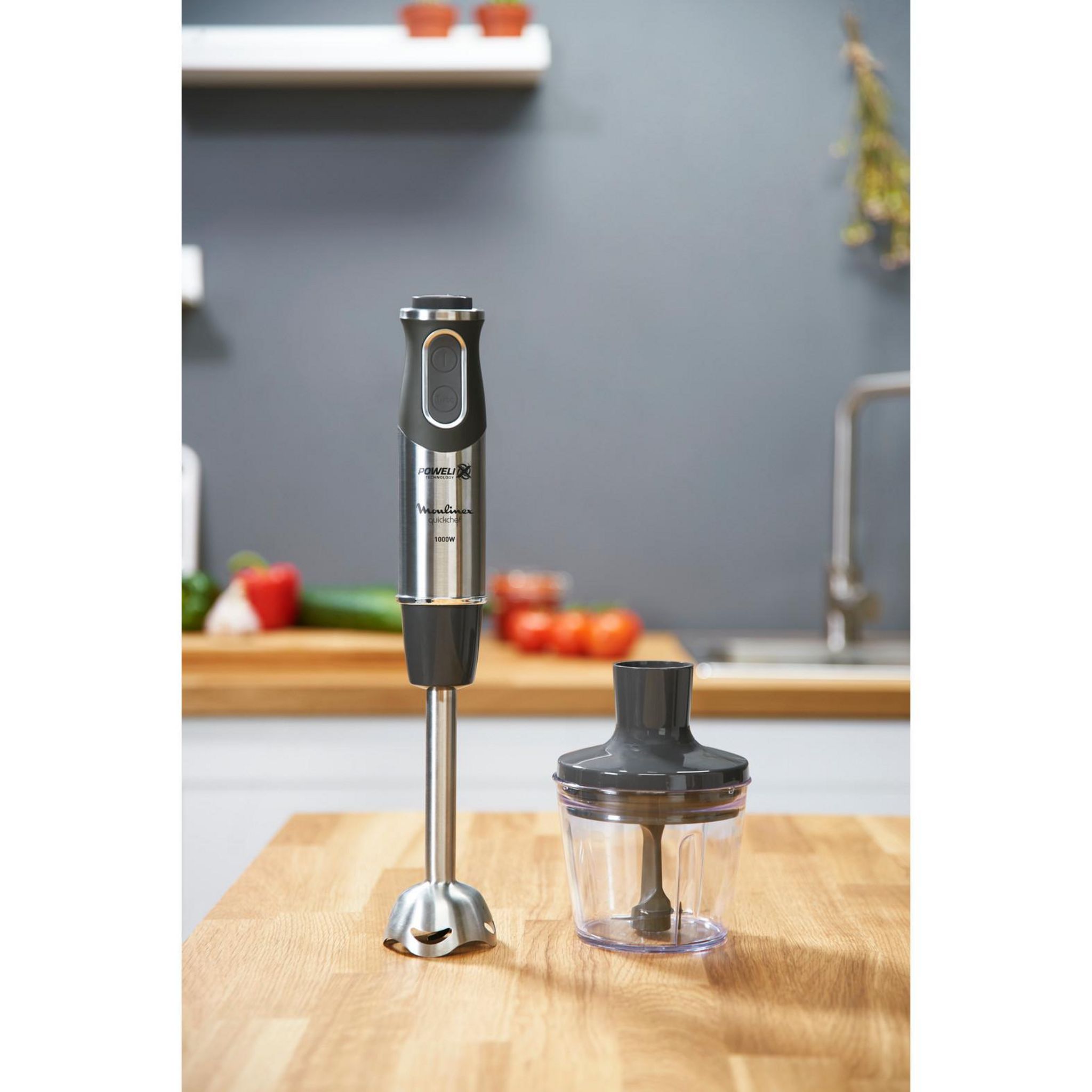 Voir la diapositive 10 : MOULINEX Mixeur plongeant QUICKCHEF DD652832 - Noir