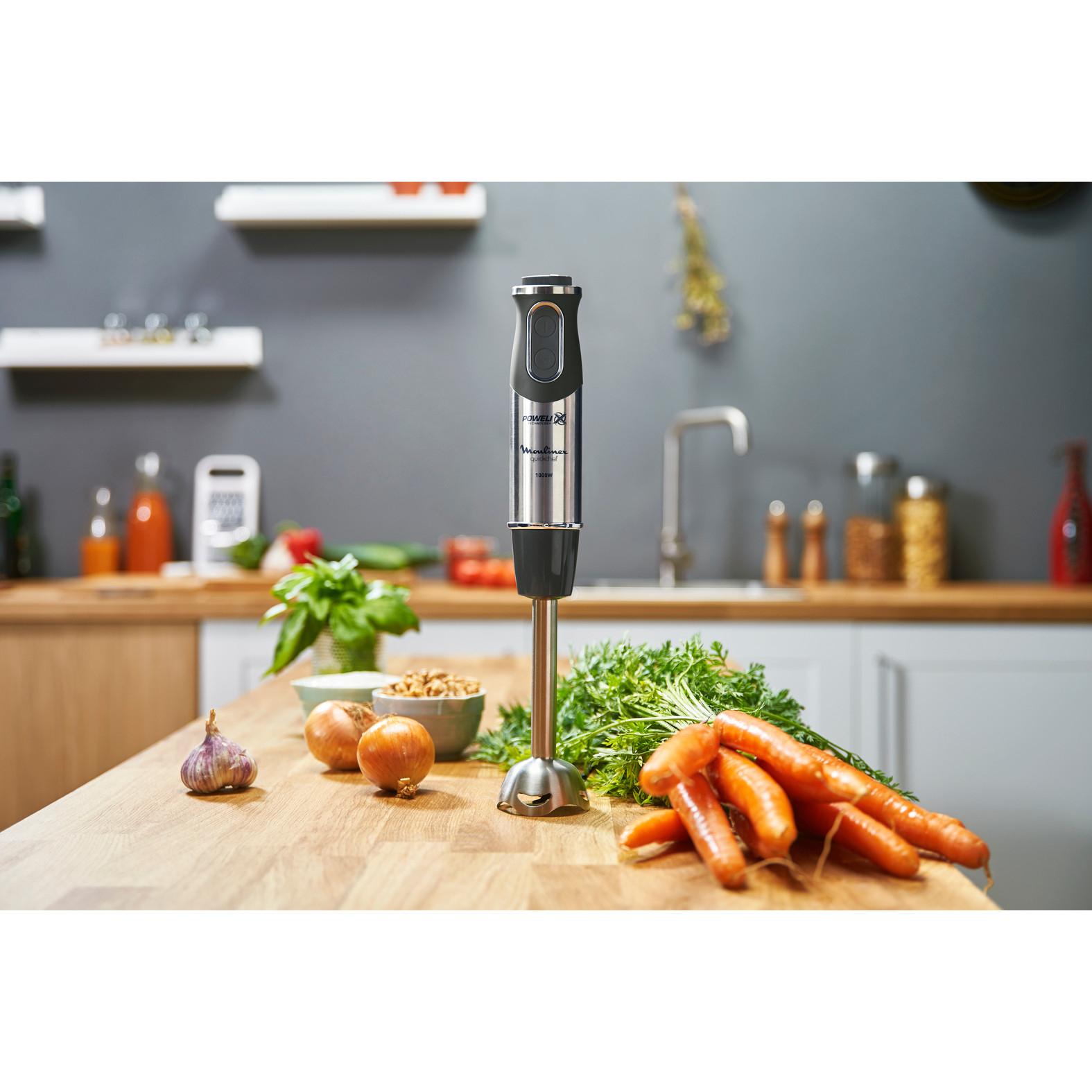 Voir la diapositive 11 : MOULINEX Mixeur plongeant QUICKCHEF DD652832 - Noir