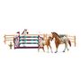 Voir la diapositive 3 : SCHLEICH Set d'entrainement au concours de saut et figurines Horse Club