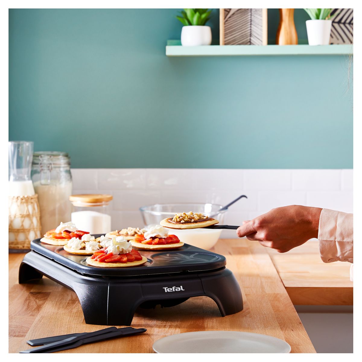 Voir la diapositive 6 : TEFAL Crêpière Eco Crep'Party PY55E810 - Noir
