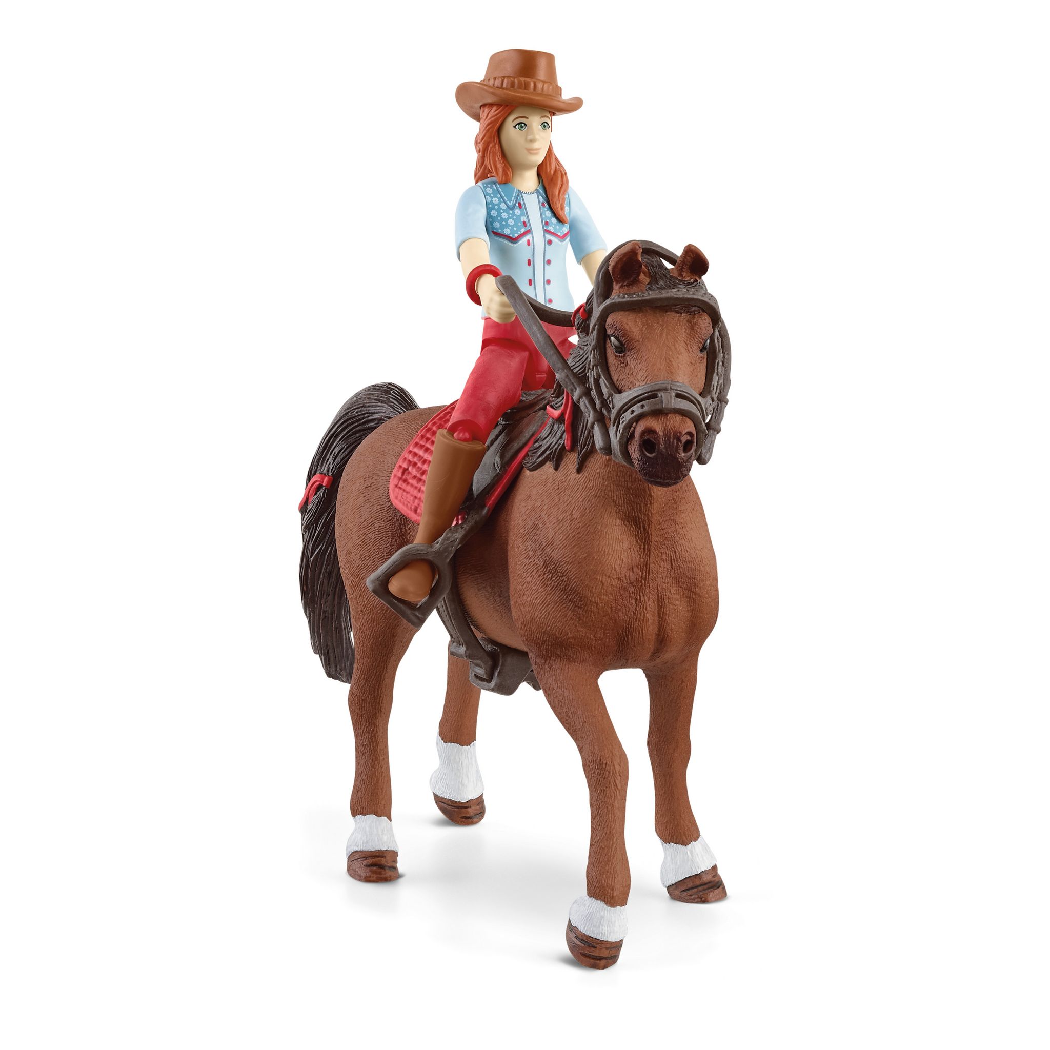 SCHLEICH Figurines Hannah et Cayenne Horse Club