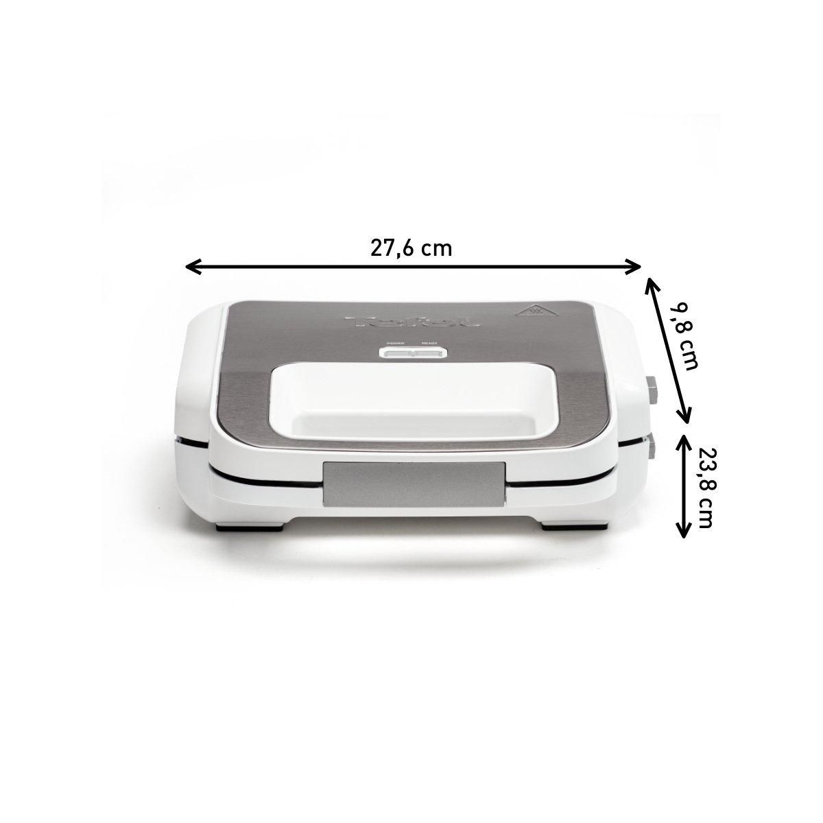 TEFAL Gaufrier Snack XL SW701110 - Blanc