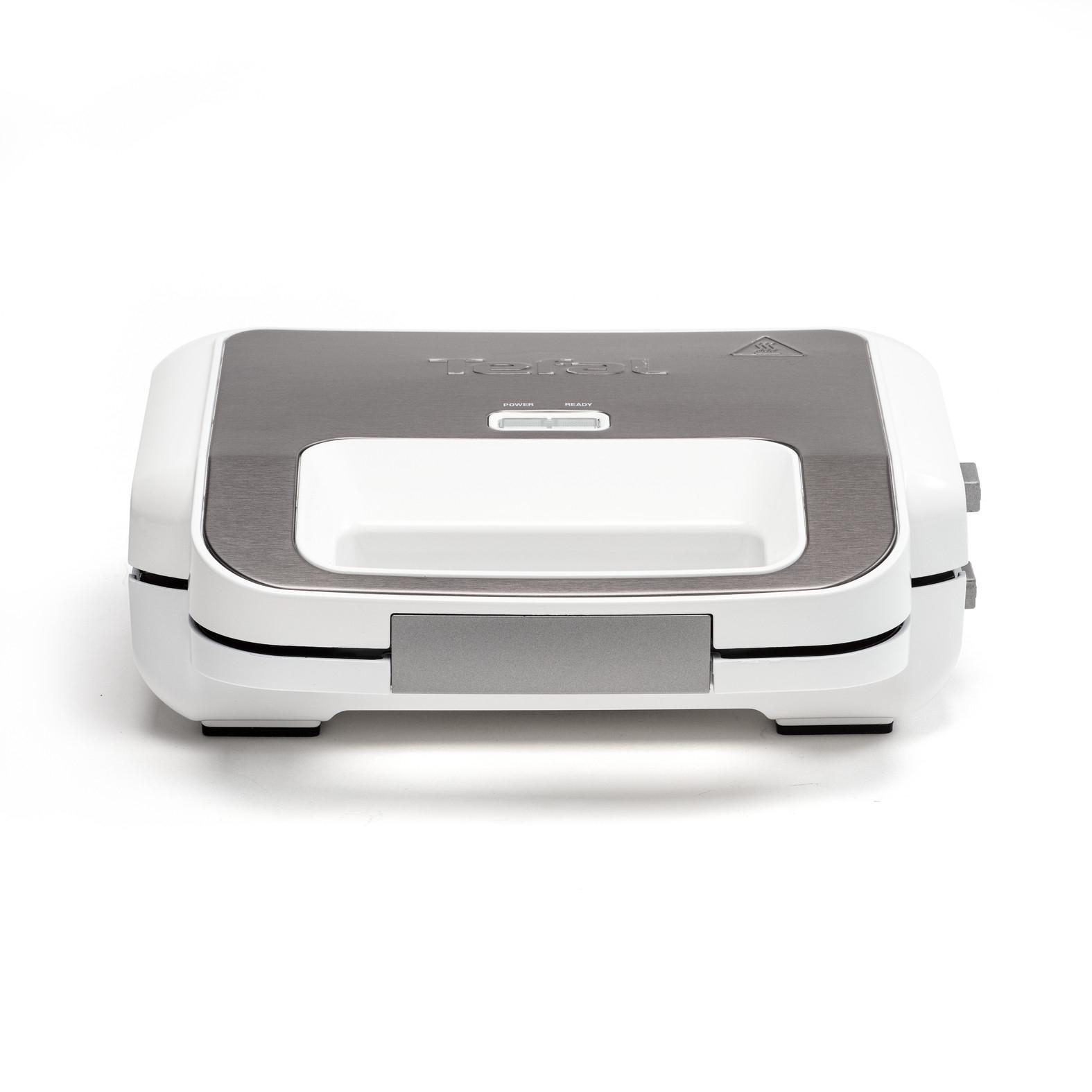 Voir la diapositive 3 : TEFAL Gaufrier Snack XL SW701110 - Blanc