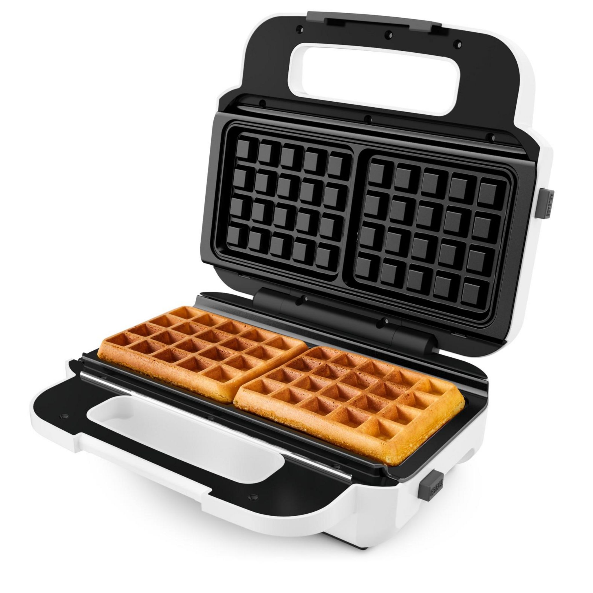 Voir la diapositive 5 : TEFAL Gaufrier Snack XL SW701110 - Blanc