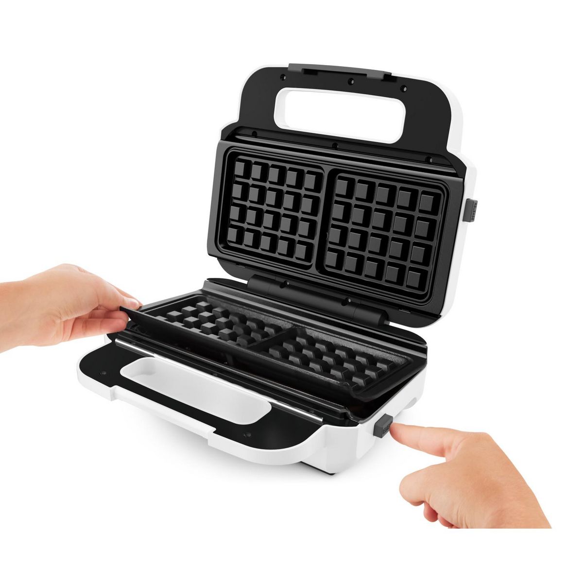 TEFAL Gaufrier Snack XL SW701110 - Blanc