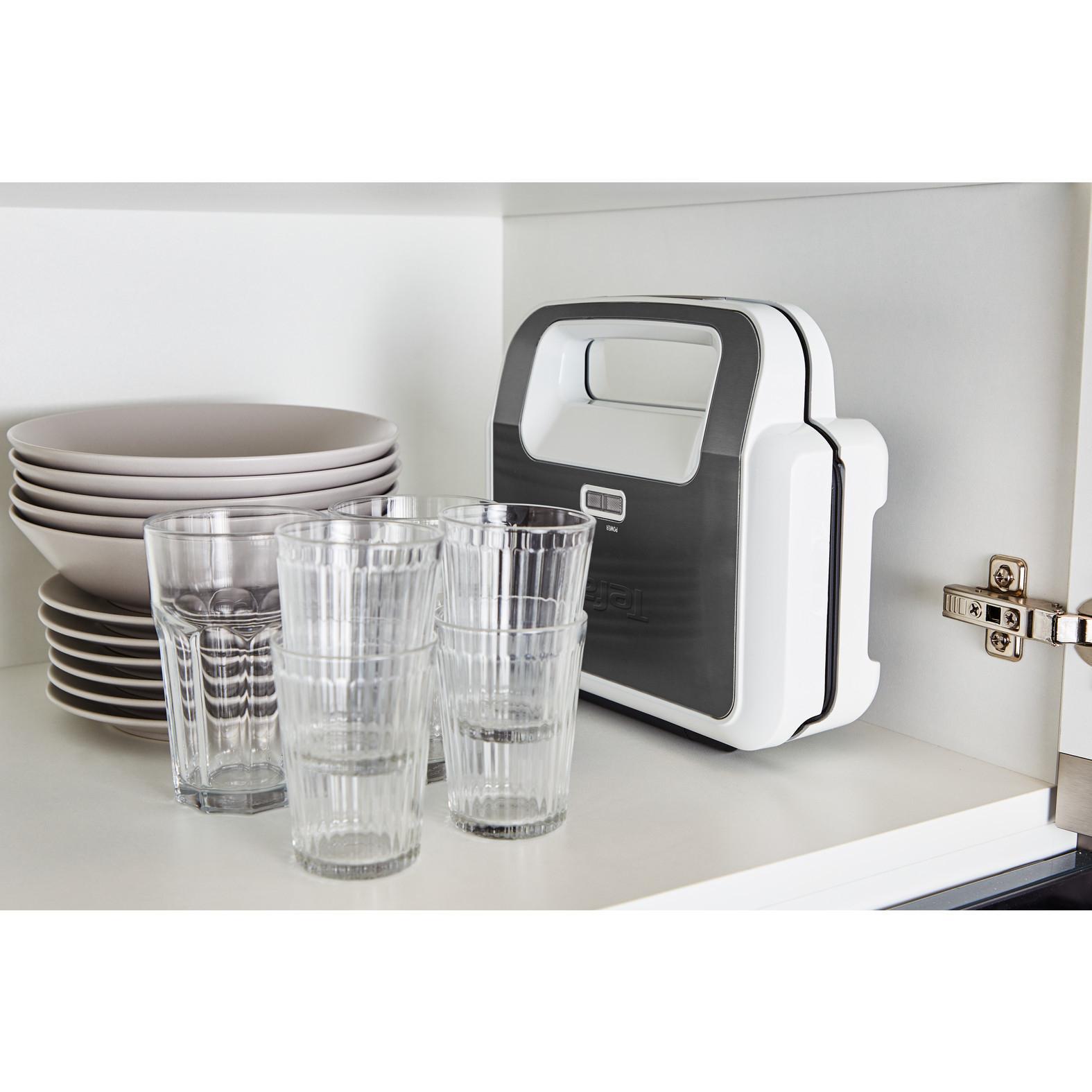 Voir la diapositive 9 : TEFAL Gaufrier Snack XL SW701110 - Blanc