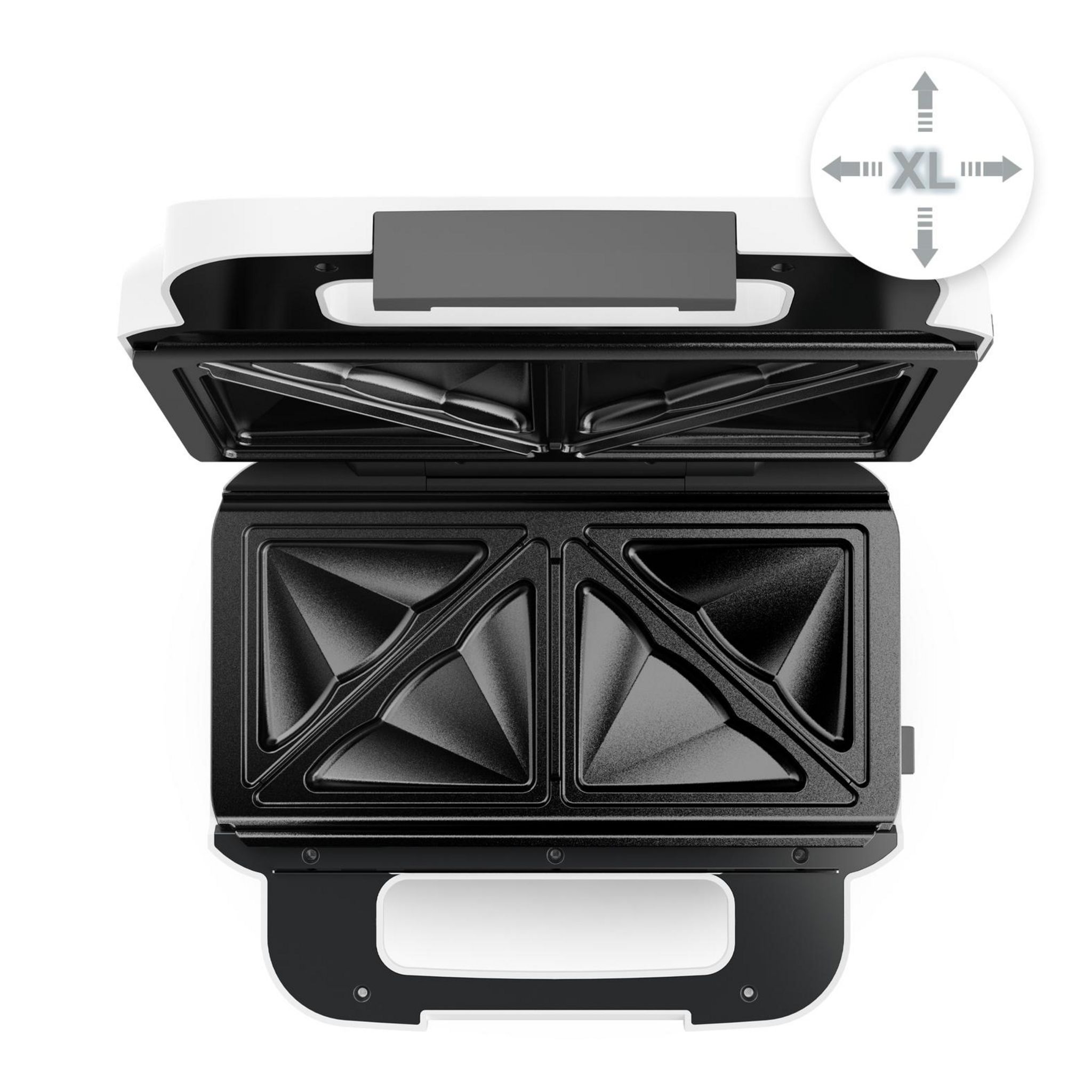 Voir la diapositive 10 : TEFAL Gaufrier Snack XL SW701110 - Blanc