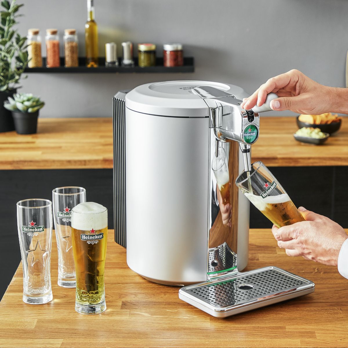 KRUPS Tireuse à bière beertender VB452E10 - Argent