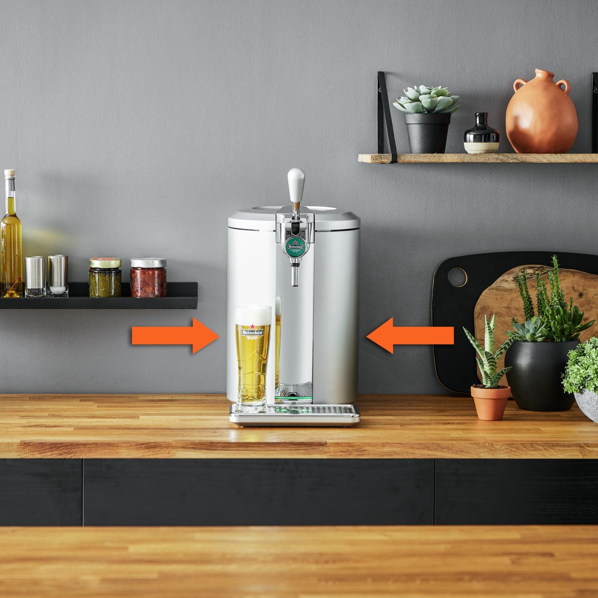 KRUPS Tireuse à bière beertender VB452E10 - Argent