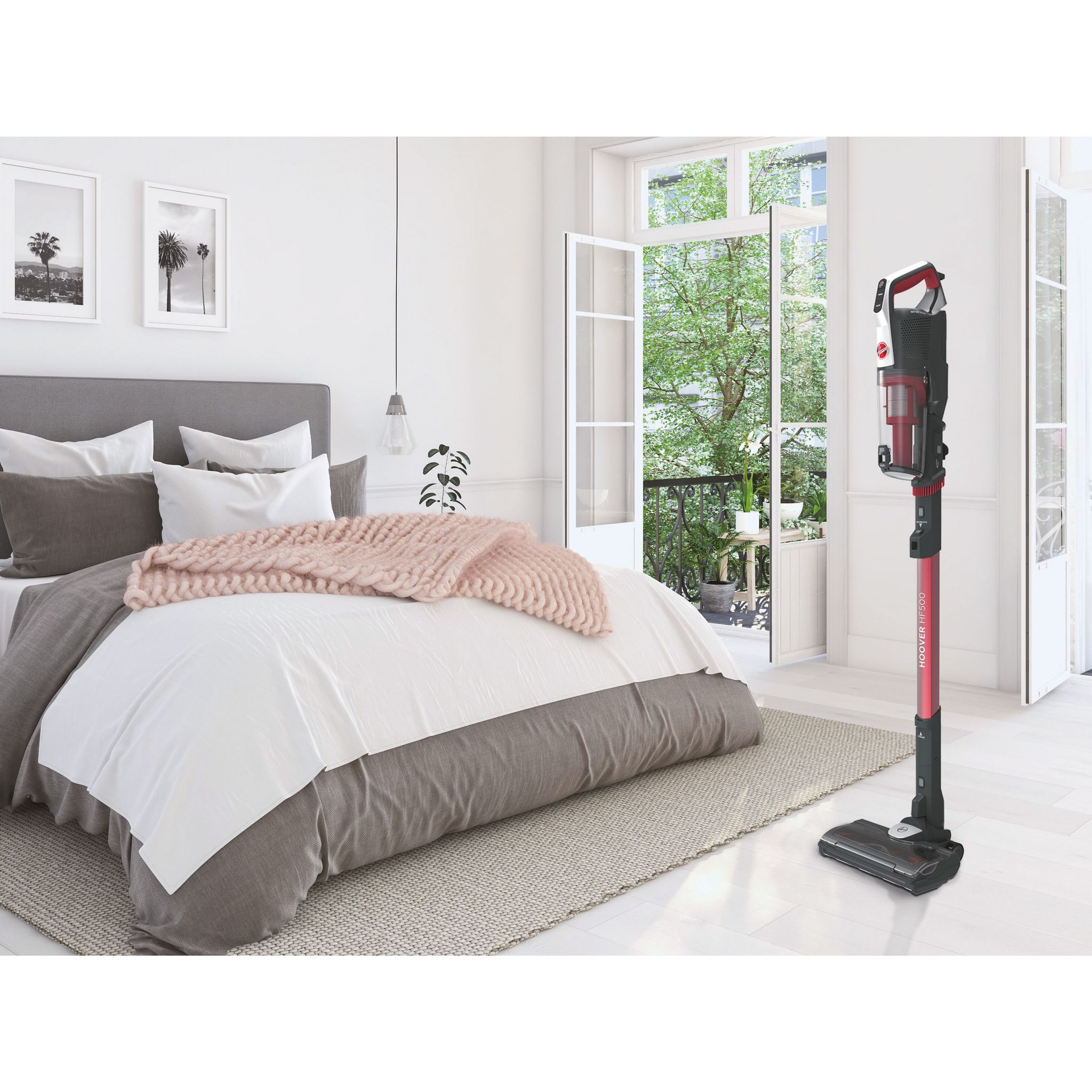 Voir la diapositive 8 : HOOVER Aspirateur balai HF522STH - Noir et rouge