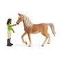 Voir la diapositive 2 : SCHLEICH Figurines Sarah et Mystery Horse Club