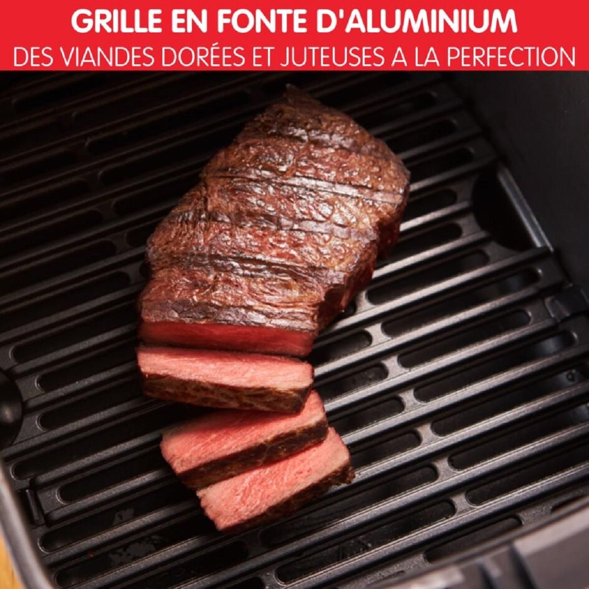 MOULINEX Friteuse électrique sans huile à air chaud 2 en 1 Easy Fry & Grill EZ501810 - Noir