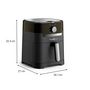 Voir la diapositive 11 : MOULINEX Friteuse électrique sans huile à air chaud 2 en 1 Easy Fry & Grill EZ501810 - Noir