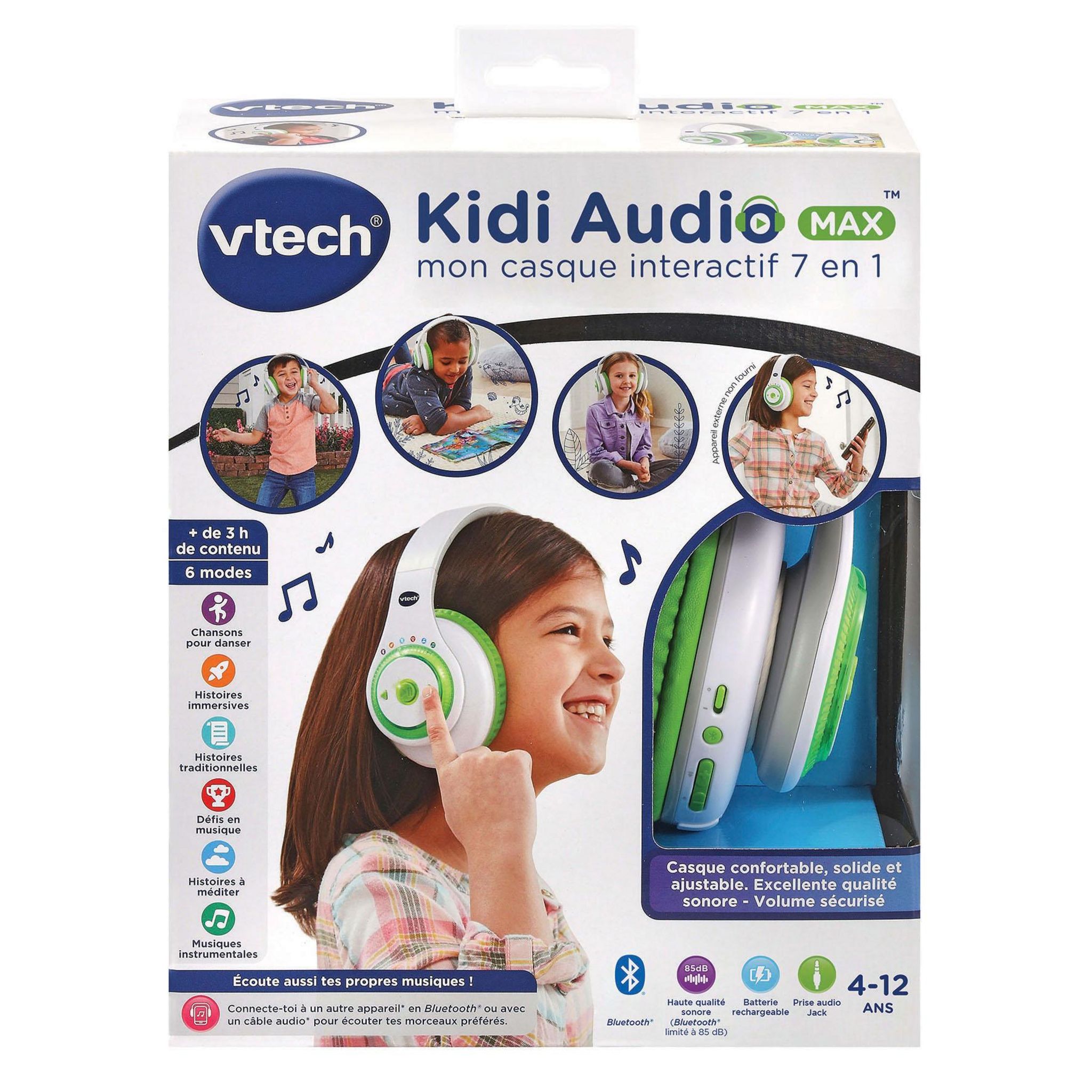 Voir la diapositive 5 : VTECH KIDI Audio Max Mon casque interactif 7 en 1