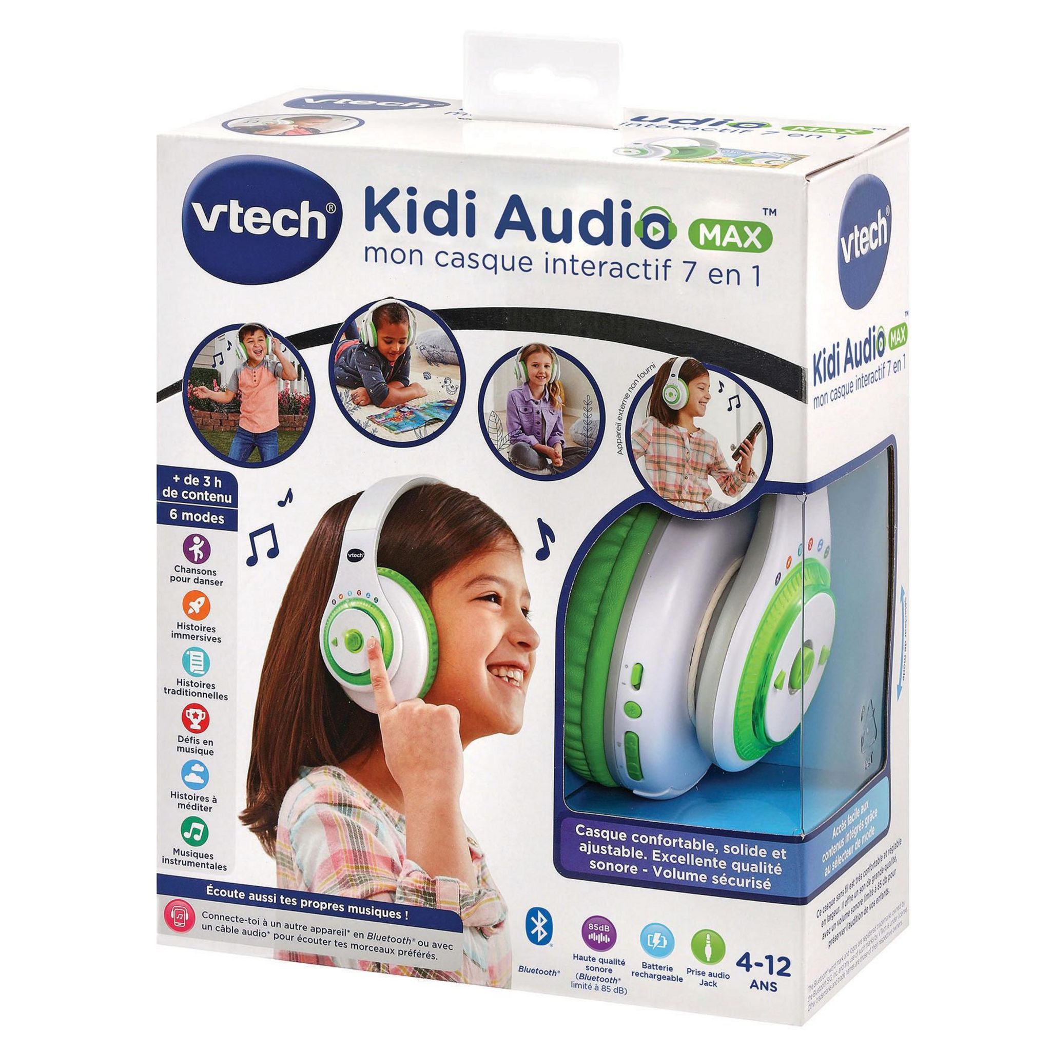 Voir la diapositive 6 : VTECH KIDI Audio Max Mon casque interactif 7 en 1