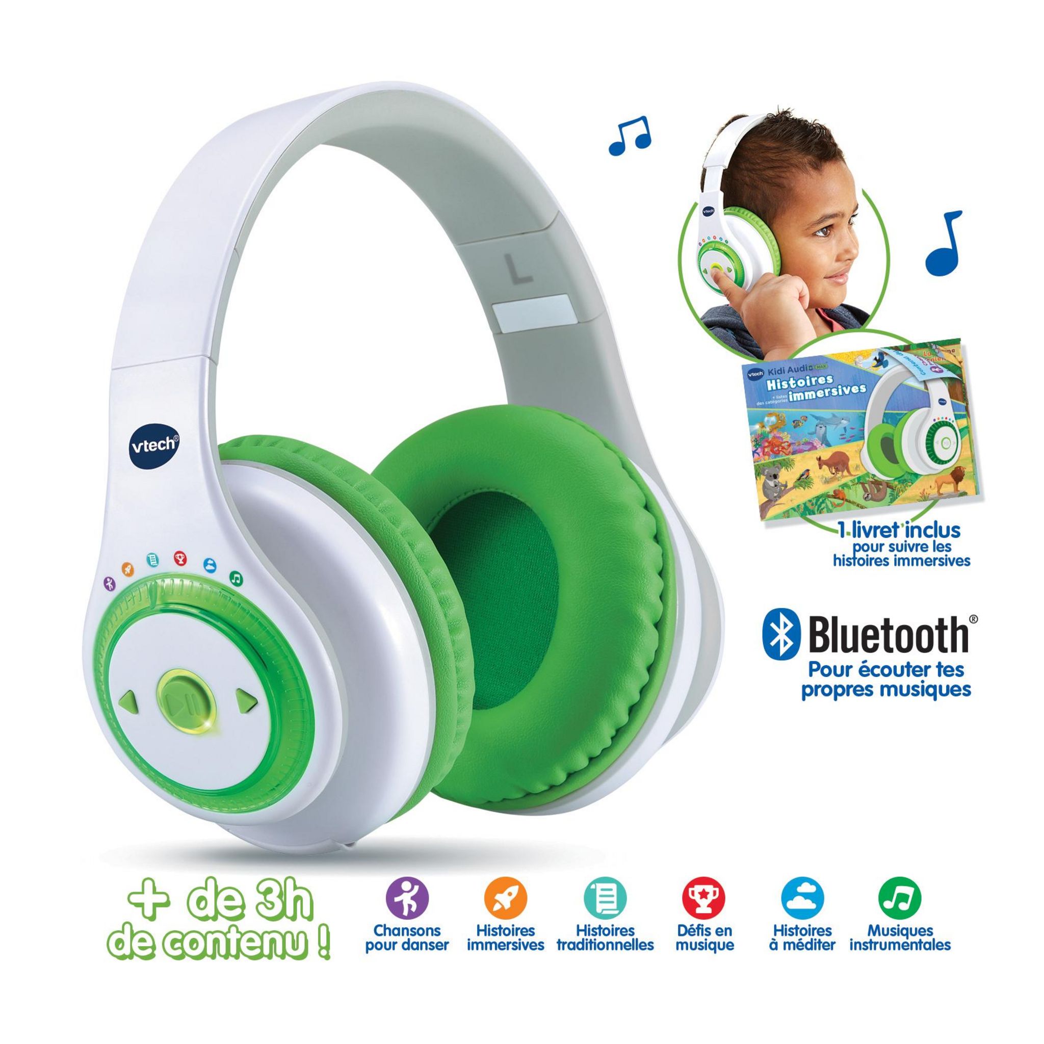 Voir la diapositive 7 : VTECH KIDI Audio Max Mon casque interactif 7 en 1