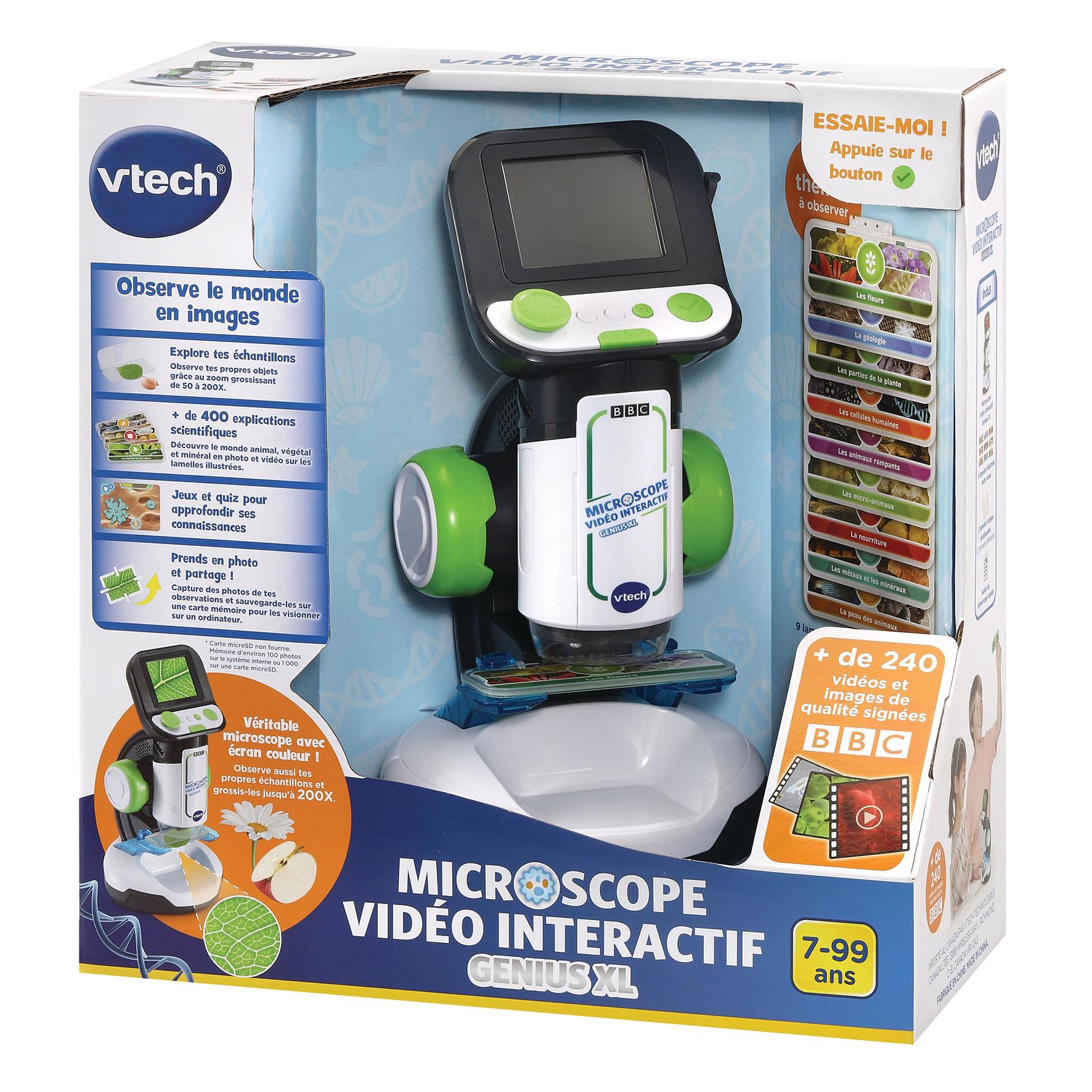 Voir la diapositive 4 : VTECH Microscope Vidéo Interactif Genius XL