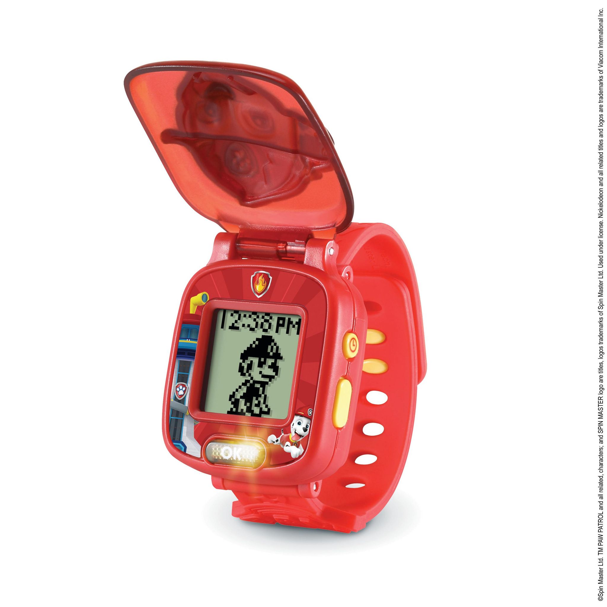 Voir la diapositive 2 : VTECH Montre de jeu interactive de Marcus - Pat Patrouille - Rouge