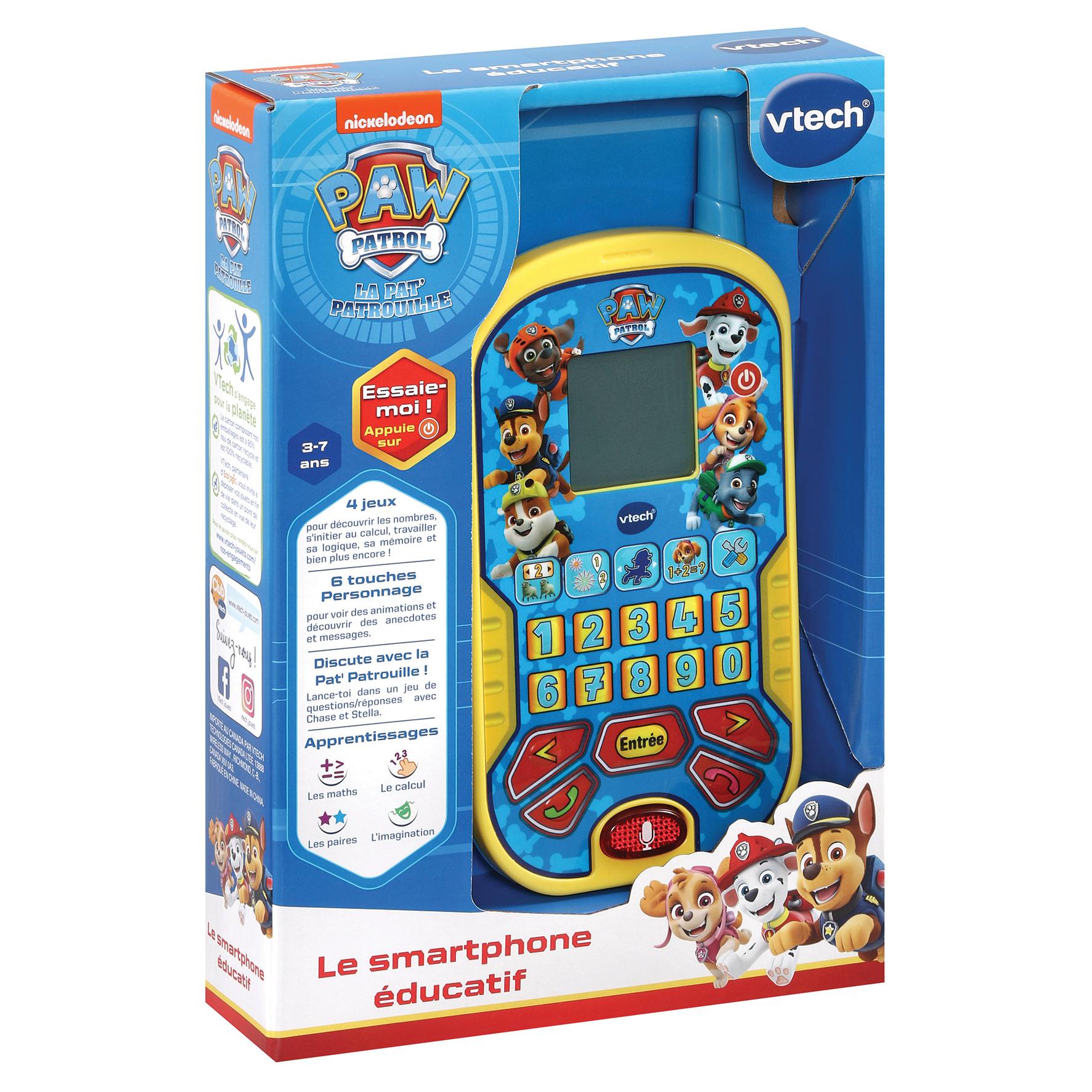 Voir la diapositive 3 : VTECH Le Smartphone éducatif Pat Patrouille